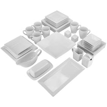 Load image into Gallery viewer, Off-White Clouden 40 Piece Dinnerware Set, Service for 6 #929HW
