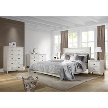 Load image into Gallery viewer, Full Shabby White Clove Solid Wood Bed - 2 Boxes
