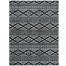 Load image into Gallery viewer, Cobos Geometric Area Rug in Black, Rectangle 3&#39; x 5&#39;
