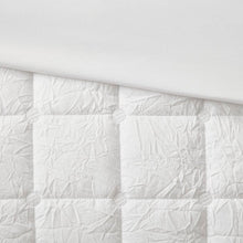 Load image into Gallery viewer, King Comforter+2 King Shams White Cocoon Quilted 3 Piece Oversized Comforter Set
