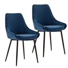 Load image into Gallery viewer, Coen Velvet Side Chair (Set of 2)
