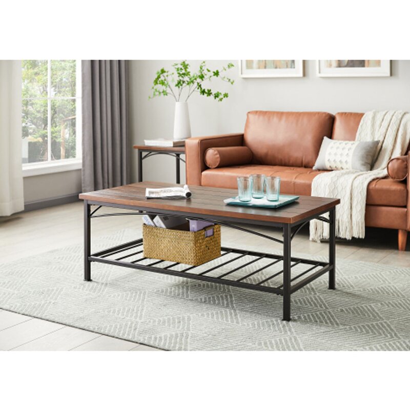 Coffee Table Set Of 3Pk For Living Room, Including 1 Coffee And 2 End Table Sets 4855RR