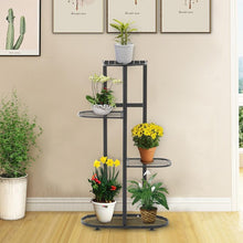 Load image into Gallery viewer, Black Cogbill Free Form Multi-Tiered Plant Stand
