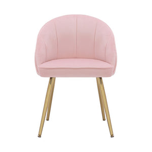 17"H Cohen Velvet Side Chair