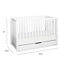 Load image into Gallery viewer, Colby 4-in-1 Convertible Crib with Storage
