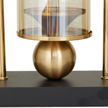 Load image into Gallery viewer, Cole And Grey Modern Metal Abstract Candle Holder
