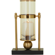 Load image into Gallery viewer, Cole And Grey Modern Metal Abstract Candle Holder
