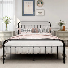 Load image into Gallery viewer, Queen Black Colina Platform Bed
