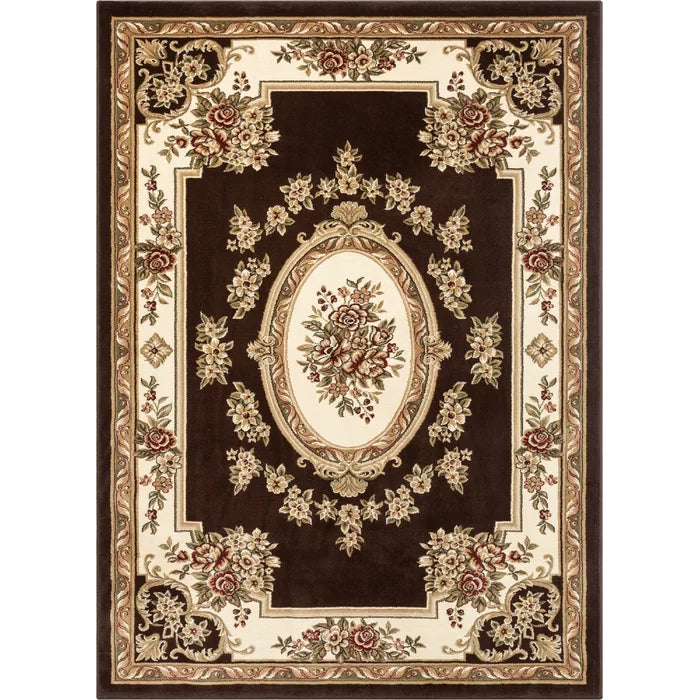 Colindale Oriental Area Rug in Brown, 2'3