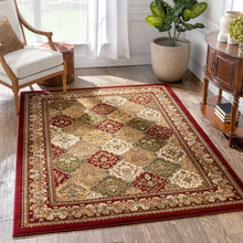 Load image into Gallery viewer, Colindale Oriental Area Rug in Red 5&quot;3 x 7&#39;3&quot;
