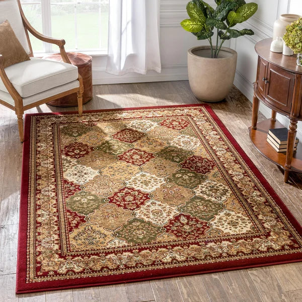 Colindale Oriental Area Rug in Red 5
