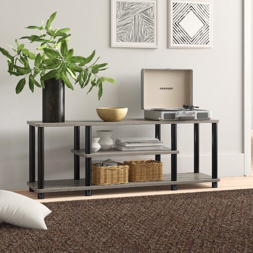 French Oak Gray TV Stand #9252