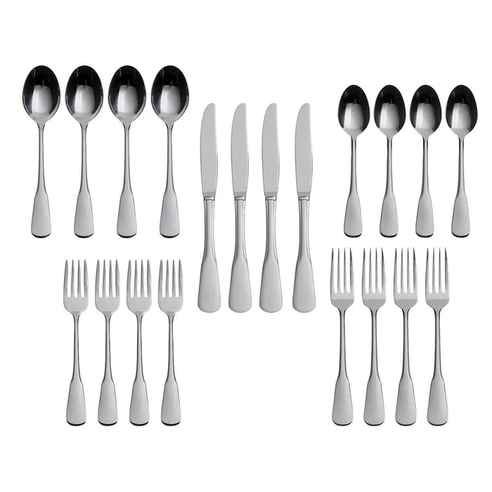 Colonial Boston 20 Piece Flatware Set, Service for 4