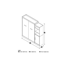 Load image into Gallery viewer, Colquitt Storage Murphy Platform Bed AP702 (6 boxes)
