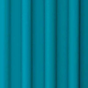 42" W x 18" L Rich Teal Columbia Solid Color Cotton Ruffled 42'' Window Valance, 4 curtain panels