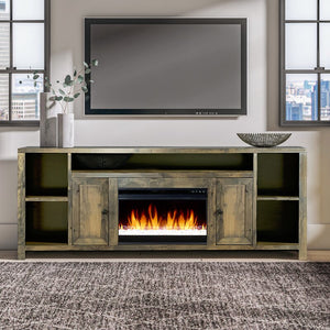 Columbia TV Stand for TVs up to 88" with Fireplace Included 5846RR