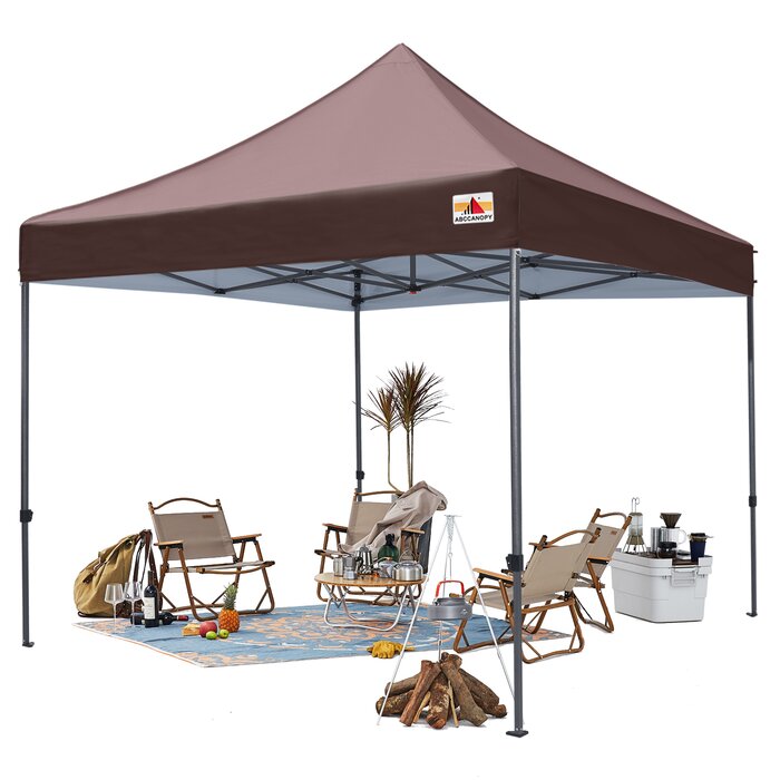 Commercial Instant Shelter 10 Ft. W x 10 Ft. D Metal Pop-Up Canopy