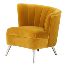 Load image into Gallery viewer, Yellow Commodore Barrel Chair, #6216
