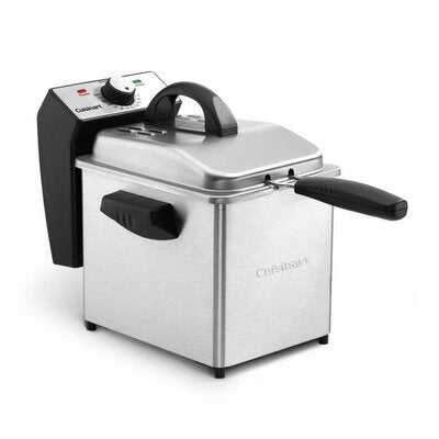 Silver/Black Compact Deep Fryer 1079CDR