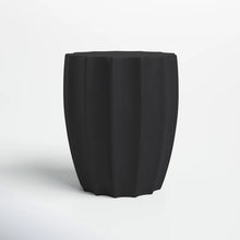 Load image into Gallery viewer, Black Concrete Abstract End Table
