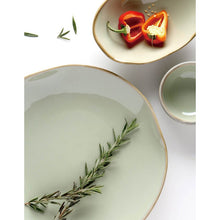 Load image into Gallery viewer, Sagebrush Green Connellsville Reactive Glaze 10&quot; Dinner Plate (Set of 12) 6243RR
