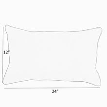 Load image into Gallery viewer, 12&quot; x 24&quot; Connors Indoor/Outdoor Lumbar Pillow (Set of 2)
