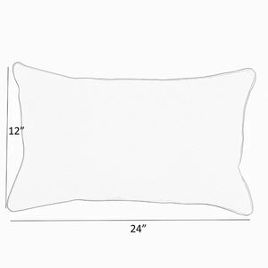 12" x 24" Connors Indoor/Outdoor Lumbar Pillow (Set of 2)