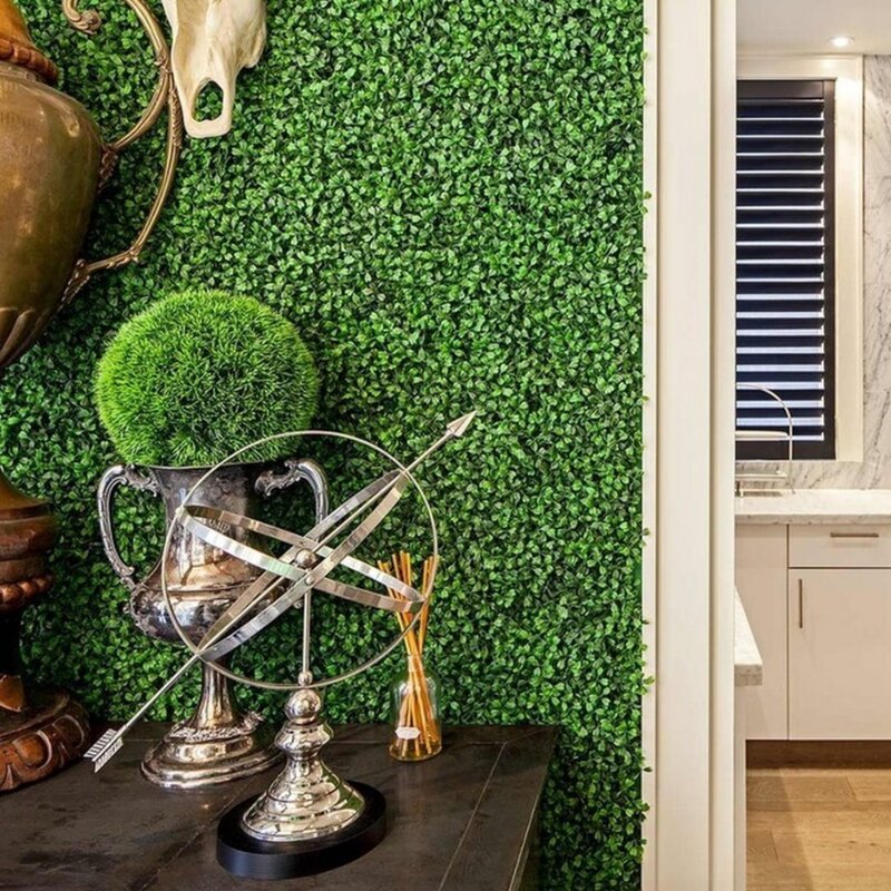 Conor 12 - Piece Plant Artificial Boxwood Hedge Set 7638RR