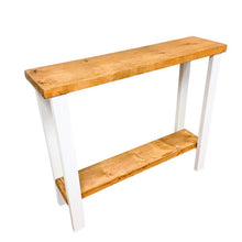 Load image into Gallery viewer, Walnut Top Console Table

