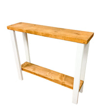 Load image into Gallery viewer, Walnut Top Console Table
