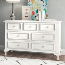 Load image into Gallery viewer, White Consuelo 7 Drawer Double Dresser

