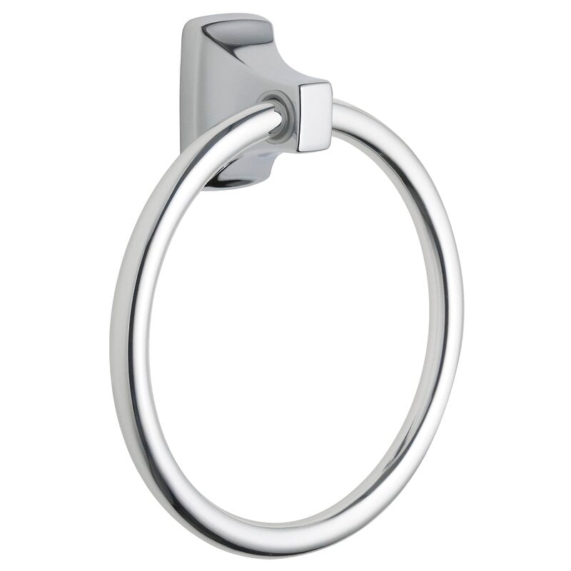 Polished Chrome Contemporary Wall Mounted Towel Ring (Part number: P5860) GL1689