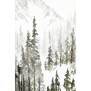 18" H x 12" W x 1.25" D Continental Divide I by Jacob Green - Wrapped Canvas Painting