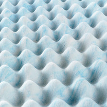 Load image into Gallery viewer, King Convoluted Swirl 3&quot; Gel Memory Foam Mattress Topper SB2604
