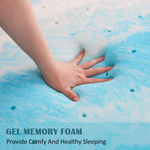 Load image into Gallery viewer, Gel 2&quot; Memory Foam Mattress Topper King (363MM)
