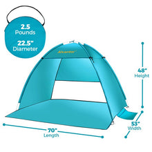 Load image into Gallery viewer, Teal Coolhut 1 Person Tent (DC507)
