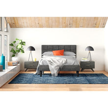 Load image into Gallery viewer, Full/Queen Duvet Cover + 2 Shams Ash Gray Coolidge 100% Cotton 160 TC Duvet Cover Set 2543AH
