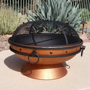 Copper Coons Steel Wood Burning Fire Pit #1484HW