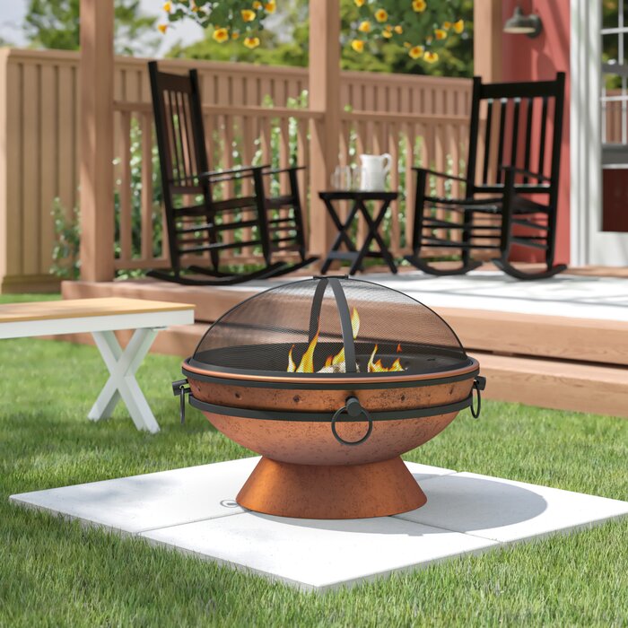 Copper Coons Steel Wood Burning Fire Pit #1484HW