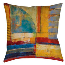 Load image into Gallery viewer, Copeland Printed Outdoor Square Pillow Cover &amp; Insert -18DC
