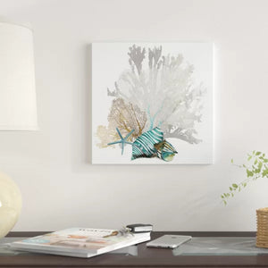 18" H x 18" W x 0.75" D Coral IV by Aimee Wilson - Unframed Gallery-Wrapped Canvas Giclée on Canvas