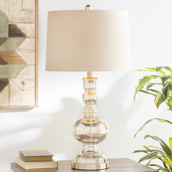 Corby Standard Table Lamp Silver 3007RR