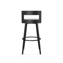 Load image into Gallery viewer, Black Corda Swivel Upholstered Counter Stool (26.5" Seat Height)
