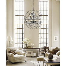 Load image into Gallery viewer, Black Cordelia 24 - Light Chandelier
