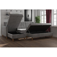 Load image into Gallery viewer, Cordell 51&#39;&#39; Wide Rectangle Ottoman with Storage
