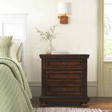 Load image into Gallery viewer, Cordle 30'' Tall 3 - Drawer Bachelor's Chest in Rich Medium Brown

