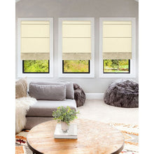 Load image into Gallery viewer, 23&quot;W X 64&quot;L Cordless Magnetic Roman Shade
