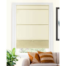 Load image into Gallery viewer, 23&quot;W X 64&quot;L Cordless Magnetic Roman Shade
