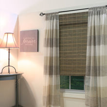 Load image into Gallery viewer, Driftwood Cordless Matchstick Semi-Sheer Roman Shade(Set of 2) 7266
