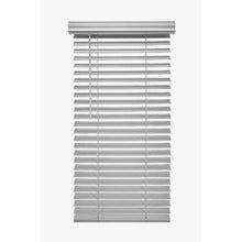 Load image into Gallery viewer, Cordless Room Darkening Fauxwood Snow White Venetian Blind - 369CE
